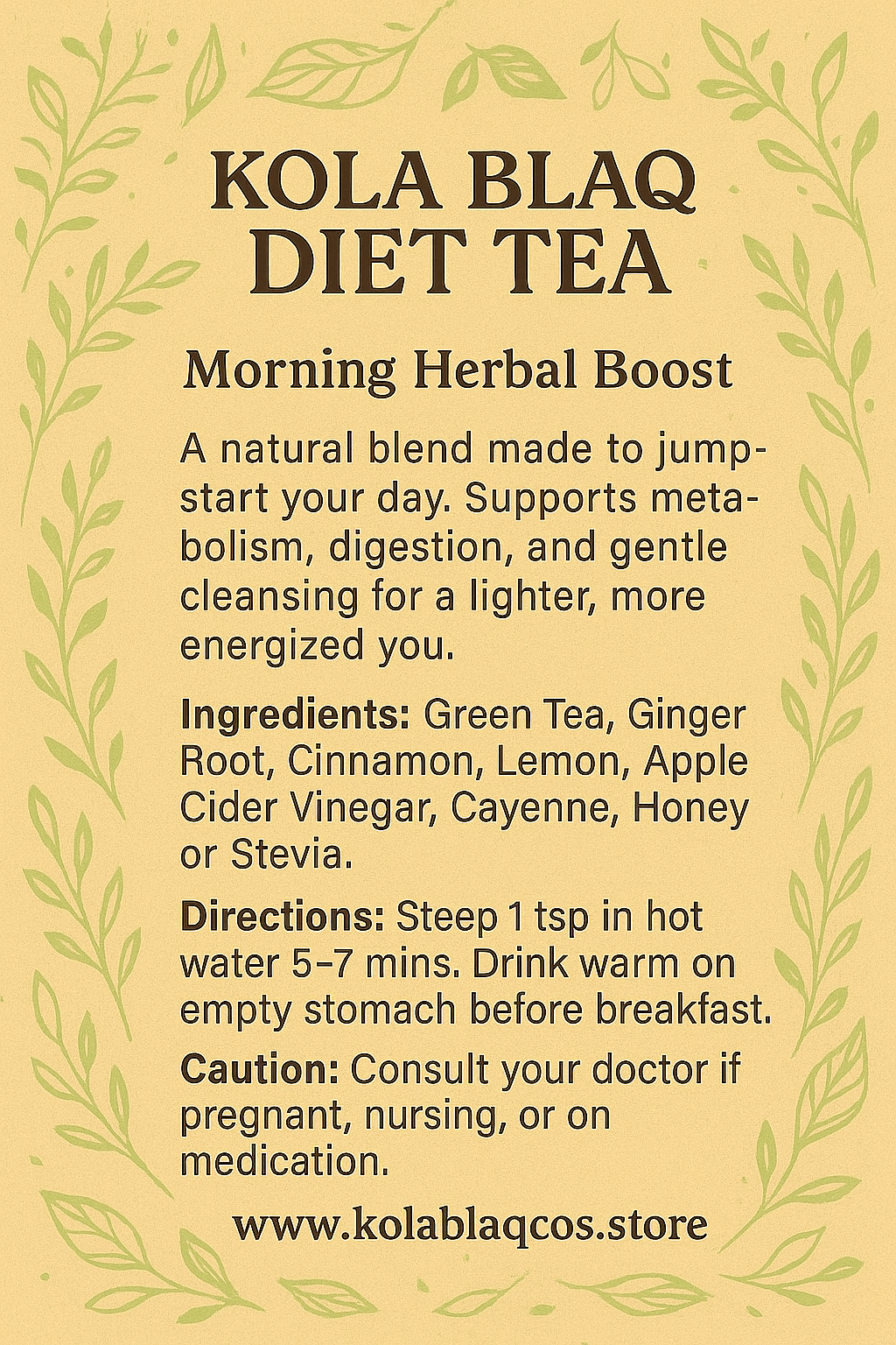 Diet & Cleanse Herbal Tea (6)