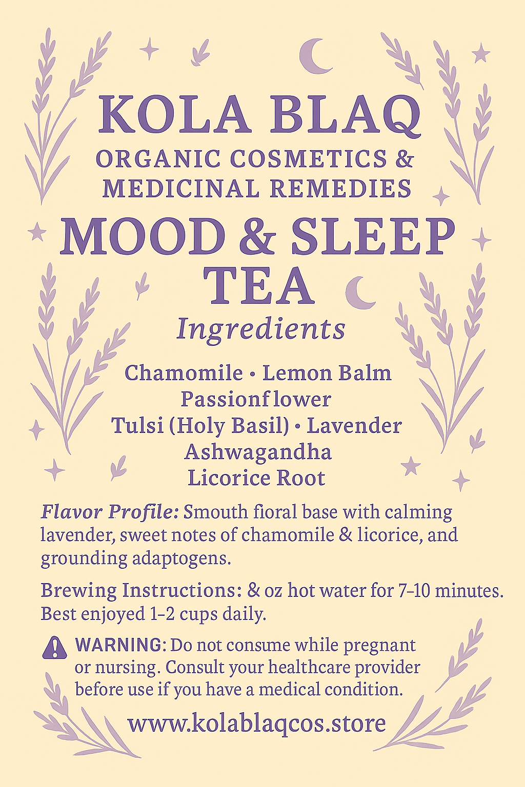 Mood & Sleep Herbal Tea (6)